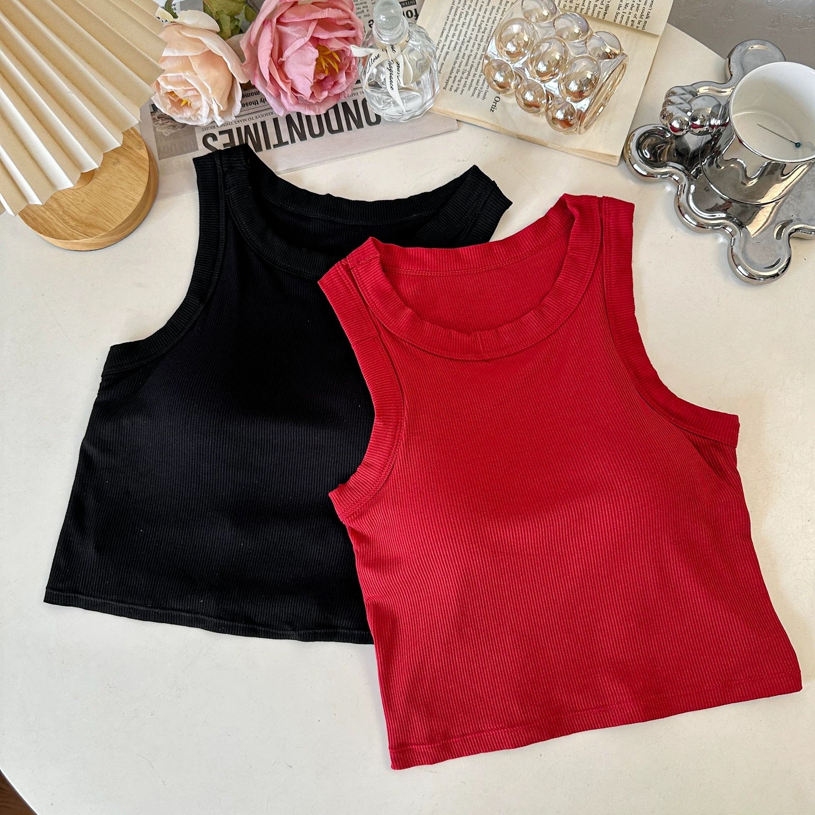 Seoul Hook Back Built-in Bra Top